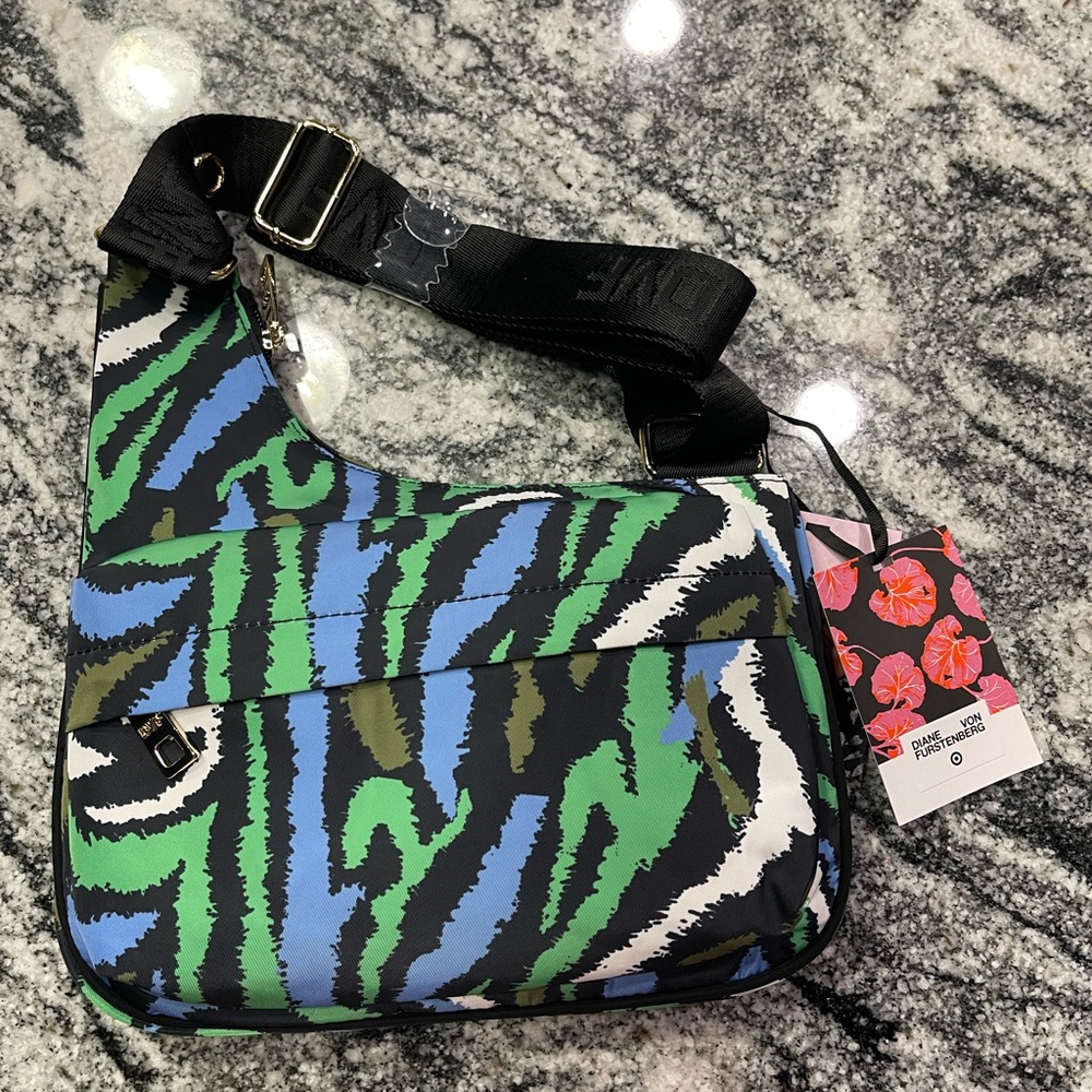 Diane Von Furstenberg Zebra Crossbody Bag